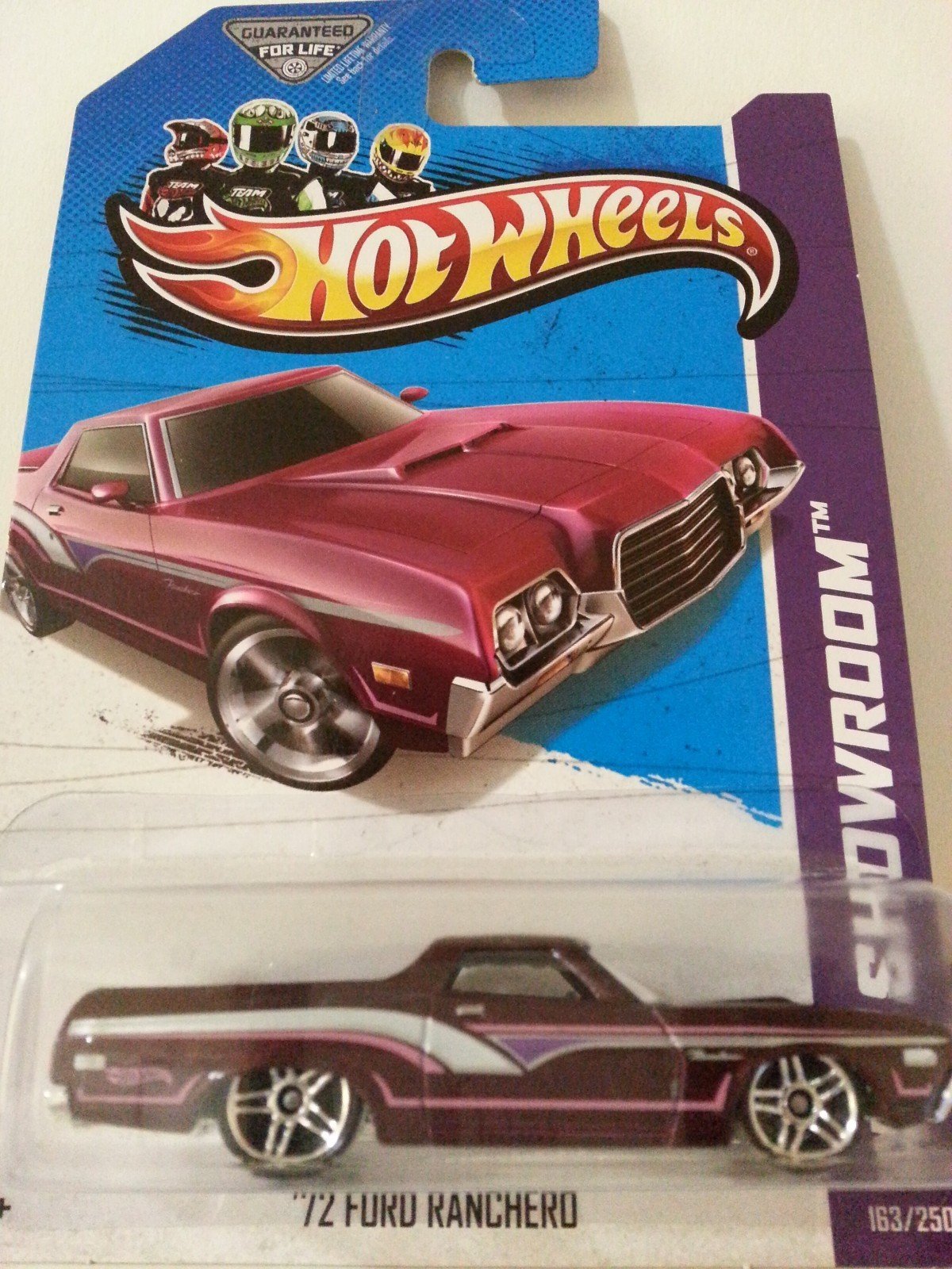 Amazon.com: Hot Wheels HW Showroom 72 Ford Ranchero Dark Maroon